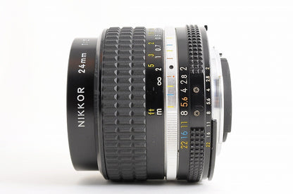 [Mint w/ Filter] Nikon AI-S AIS Nikkor 24mm f/2 Fast Wide MF Lens Nikon F Japan