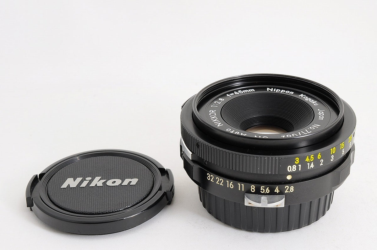 [Mint] Nikon GN Auto Nikkor 45mm f/2.8 Pancake MF Lens Nippon Kogaku Japan
