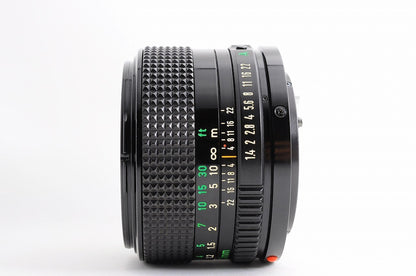 [Mint w/BS52 Hood] Canon New FD NFD 50mm f1.4 Fast MF Standard Prime Lens Japan