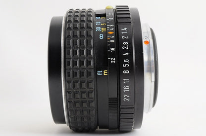 [NEAR MINT] Pentax SMC Pentax 50mm f/1.4 Fast MF Lens Pentax K Mount Japan