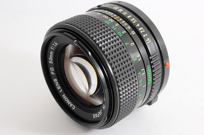 [MINT] Canon New FD nFD 50mm f/1.4 Fast MF Lens Canon FD Mount From Japan