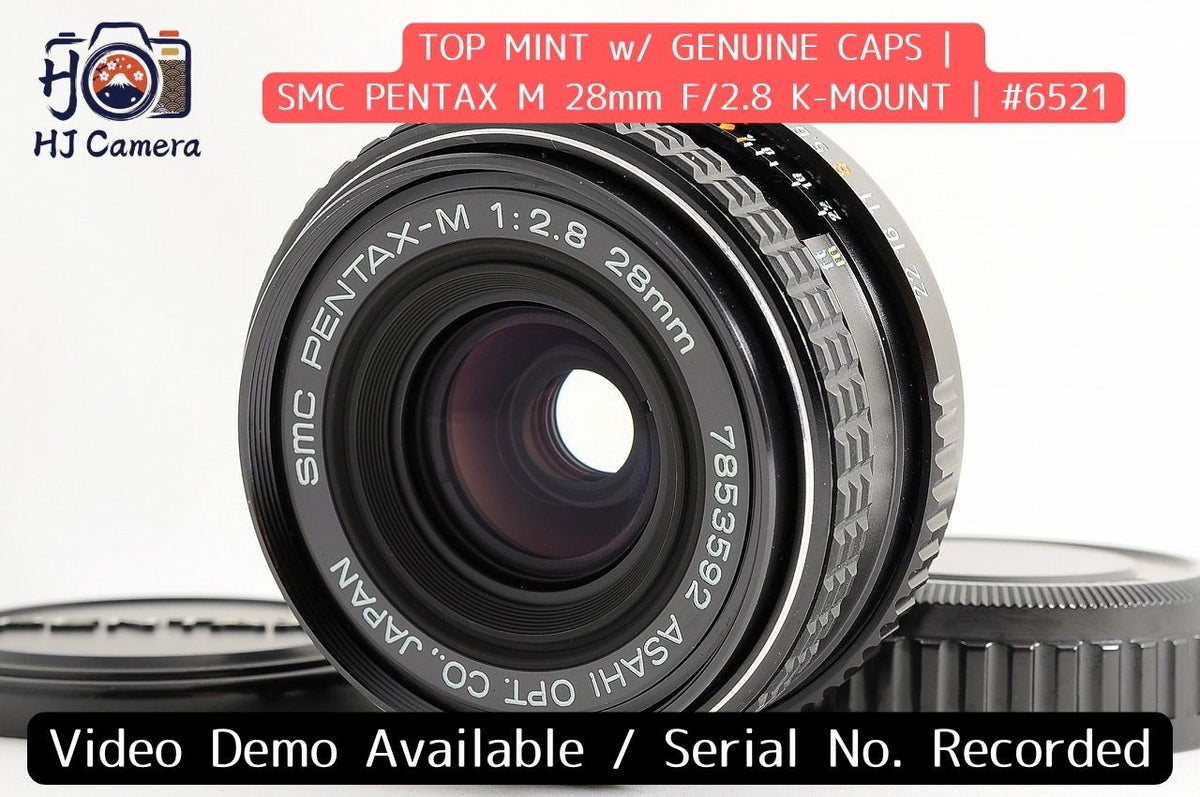 [Top Mint w/ Caps] SMC Pentax M 28mm f2.8 MF Wide Angle Prime Lens K Mount Japan