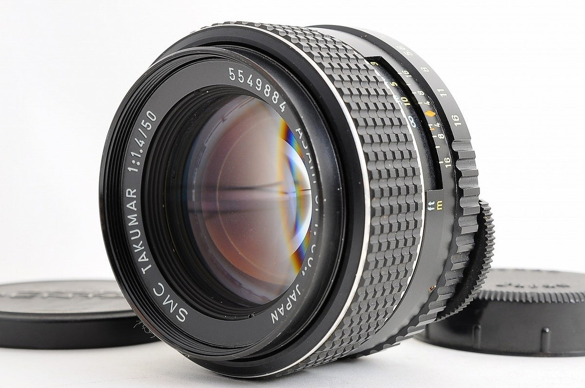 [Near Mint+] Pentax SMC Takumar 50mm f/1.4 Fast MF Lens M42 Screw Mount Japan