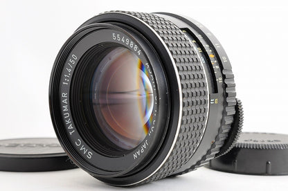 [Near Mint+] Pentax SMC Takumar 50mm f/1.4 Fast MF Lens M42 Screw Mount Japan