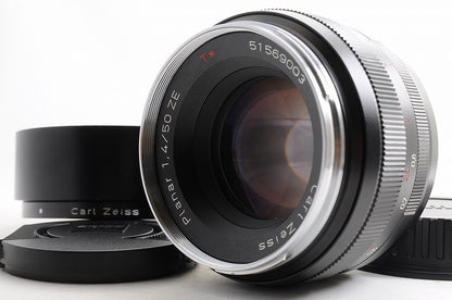 [TOP MINT] Carl Zeiss Planar T* 50mm f/1.4 ZE Fast Lens Canon EF Mount Japan