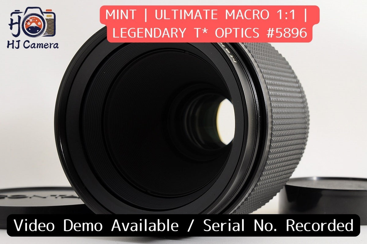 [Mint] Contax Carl Zeiss Makro-Planar T* 60mm f/2.8 AEJ 1:1 Macro Lens CY Japan