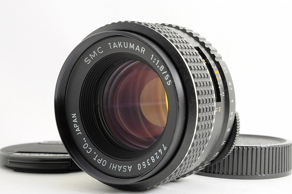 [Mint w/ Caps] Pentax SMC Takumar 55mm f1.8 MF Standard Prime Lens M42 Japan