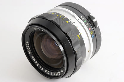 [NEAR MINT+] Nikon Non-AI Nikkor-N Auto 24mm f/2.8 Wide MF Lens Nikon F From Jp