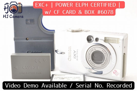 [EXC+ CF Card] Canon IXY Digital 400 PowerShot S400 CCD Digicam Camera Japan
