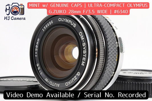 [Mint] Olympus OM G.Zuiko Auto-W 28mm f/3.5 Wide MF Lens OM Mount Japan