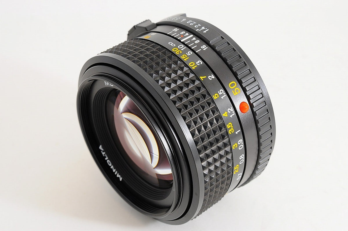[Top Mint Boxed] Minolta New MD 50mm f/1.4 Fast MF Lens Minolta MD Mount Japan