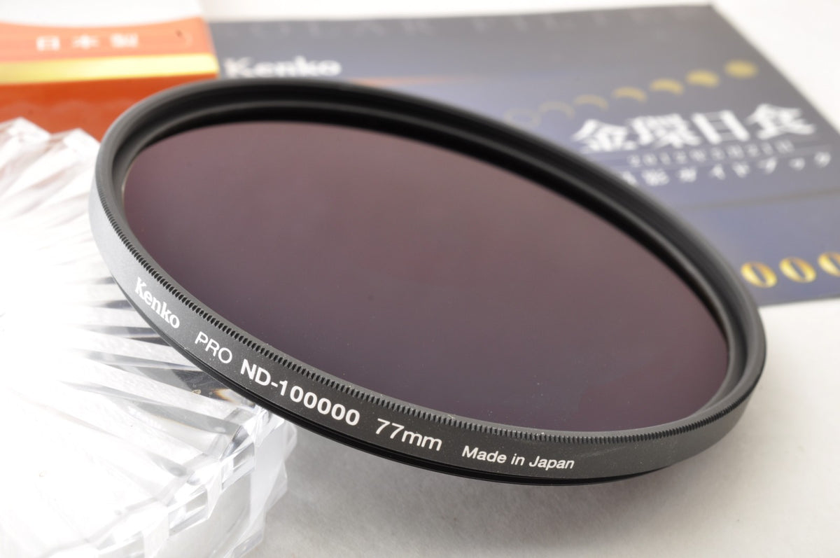 [Top Mint] Kenko PRO ND-100000 77mm Solar Filter for Sun Photography w/Box Japan