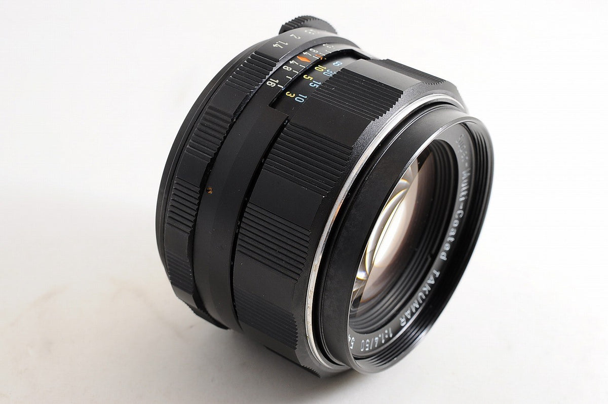 [Near Mint+ w/Hood Case Cap] Pentax Super Multi Coated Takumar 50mm f1.4 M42 JP