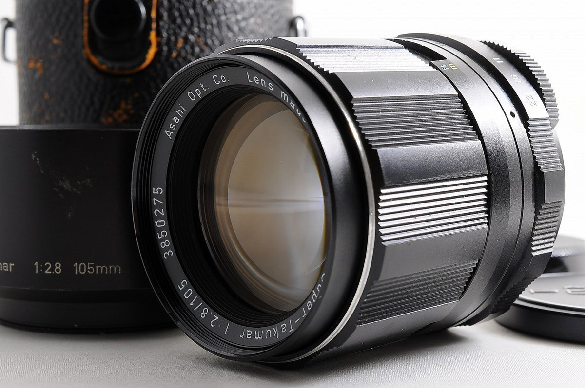 [MINT Hood Case] Pentax Super Takumar 105mm f/2.8 Telephoto MF Lens M42 Japan
