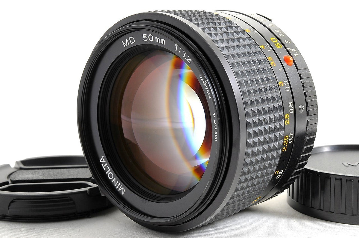 [Top Mint] Minolta New MD 50mm f/1.2 Fast MF Lens Minolta MD Mount From Japan