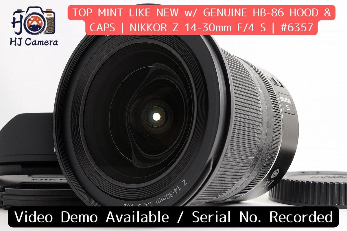 [Top Mint HB-86 Hood] Nikon NIKKOR Z 14-30mm f/4 S Ultra-Wide Zoom Lens Japan