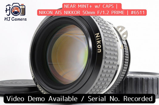 [Near Mint+ w/ Caps] Nikon AIS Nikkor 50mm f1.2 Fast MF Standard Prime Lens Jp