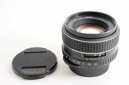 [Mint w/ Caps] Pentax SMC Takumar 55mm f1.8 MF Standard Prime Lens M42 Japan