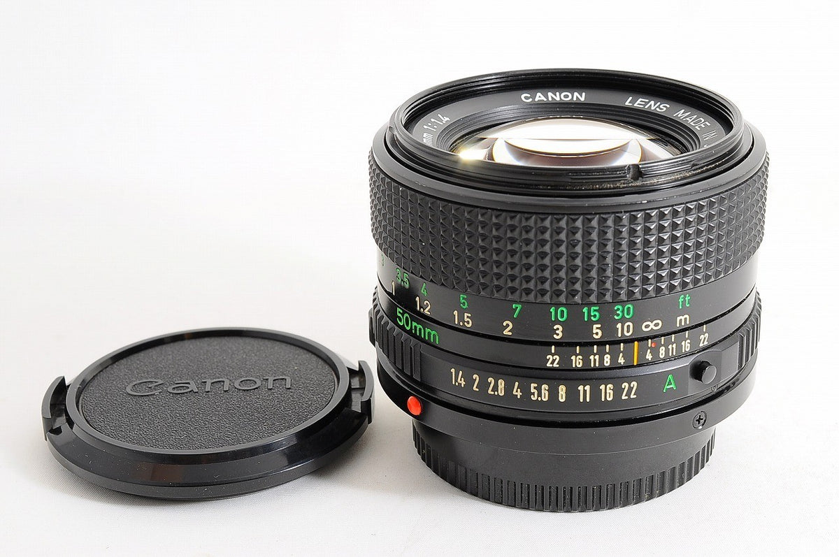 [Top Mint w/ Caps] Canon New FD nFD 50mm f1.4 Fast MF Standard Prime Lens Japan