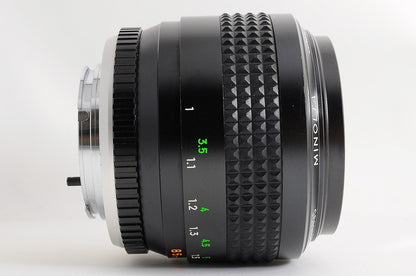 [MINT] Minolta MC Rokkor 85mm f/1.7 Fast MF Lens Minolta SR MD Mount Japan