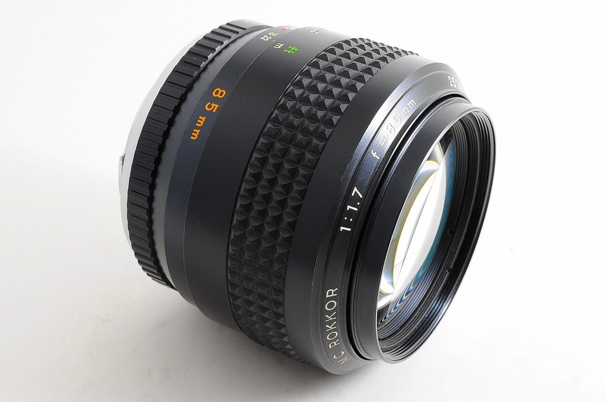 [Mint w/ Caps] Minolta MC Rokkor 85mm f1.7 Fast MF Portrait Prime Lens Japan