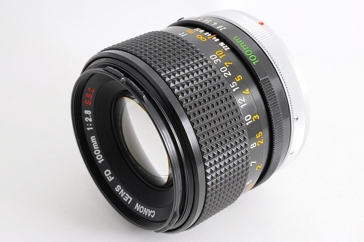 [Mint w/ Hood] Canon FD 100mm f/2.8 S.S.C. SSC Telephoto MF Lens Canon FD Japan