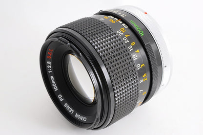 [Mint w/ Hood] Canon FD 100mm f/2.8 S.S.C. SSC Telephoto MF Lens Canon FD Japan