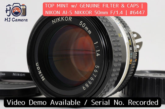 [Top Mint Filter] Nikon AI-S AIS Nikkor 50mm f/1.4 Fast MF Lens Nikon F Japan