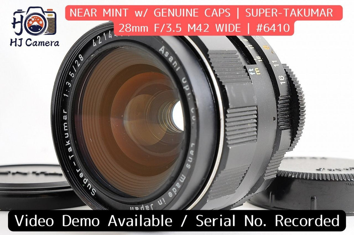 [Near Mint] Pentax Super Takumar 28mm f/3.5 Wide MF M42 Screw Mount Lens Japan
