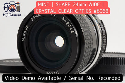 [MINT] Nikon AI Nikkor 24mm f/2.8 Wide MF Lens Nikon F Mount Film SLR Japan