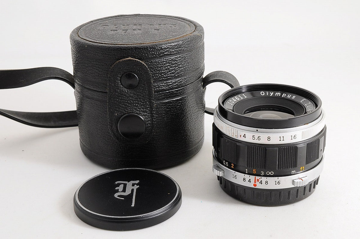 [MINT w/ Case] Olympus Pen F E.Zuiko Auto-W 25mm f/4 Wide MF Lens Pen F Japan