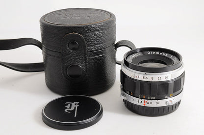 [MINT w/ Case] Olympus Pen F E.Zuiko Auto-W 25mm f/4 Wide MF Lens Pen F Japan