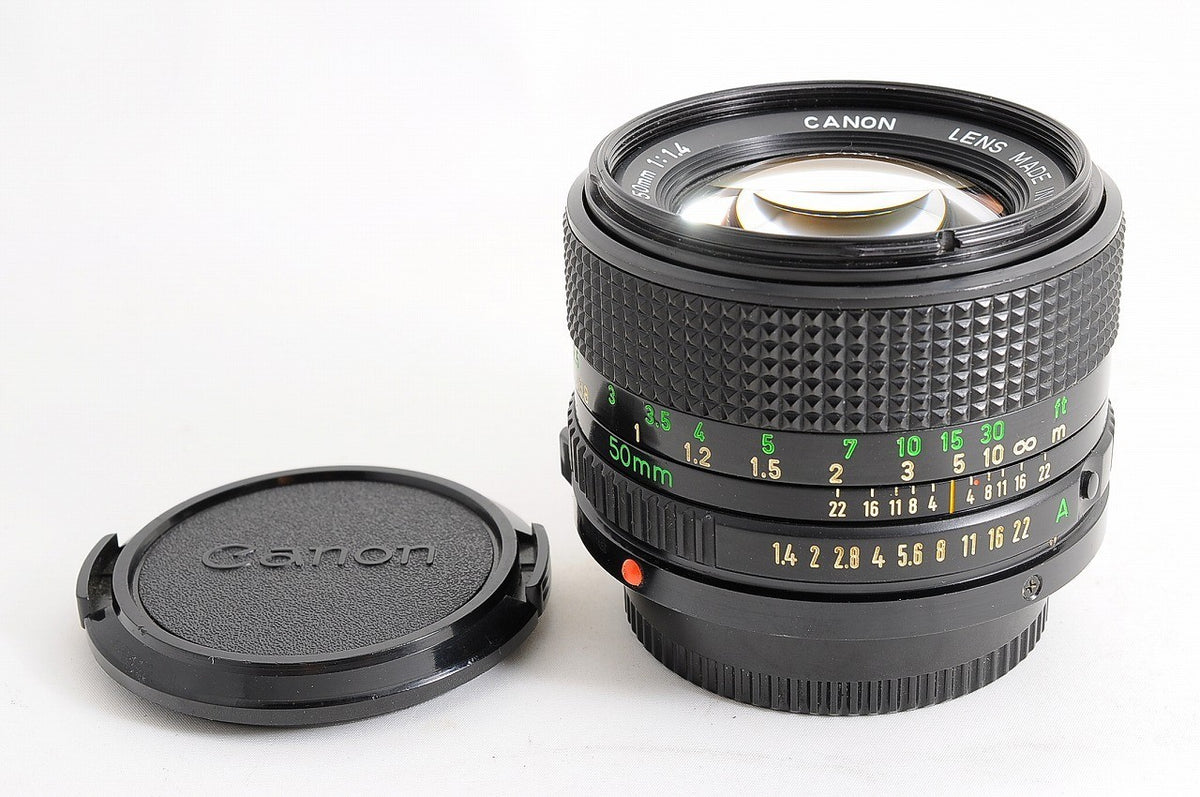 [Near Mint+ w/ Caps] Canon New FD NFD 50mm f1.4 Fast MF Standard Prime Lens Jp