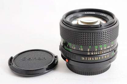 [Near Mint+ w/ Caps] Canon New FD NFD 50mm f1.4 Fast MF Standard Prime Lens Jp
