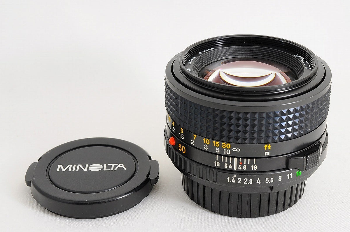 [MINT] Minolta MD 50mm f/1.4 Fast MF Lens Minolta MD Mount SLR Japan