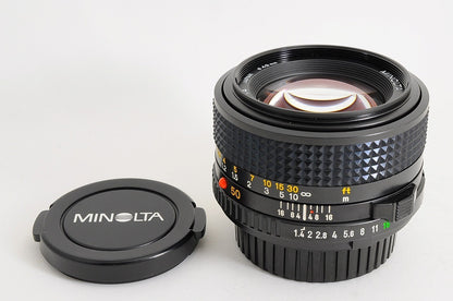 [MINT] Minolta MD 50mm f/1.4 Fast MF Lens Minolta MD Mount SLR Japan