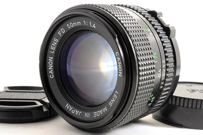 [Mint w/ Caps] Canon New FD NFD 50mm f1.4 Fast MF Standard Prime Lens Japan