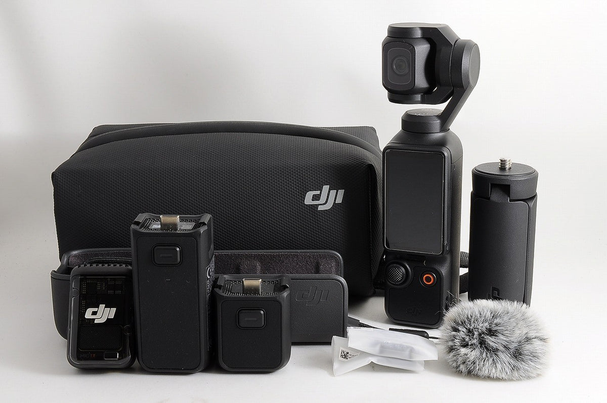 [Almost Unused] DJI Osmo Pocket 3 Vlog Gimbal Camera Mic 2 Battery Pack Japan