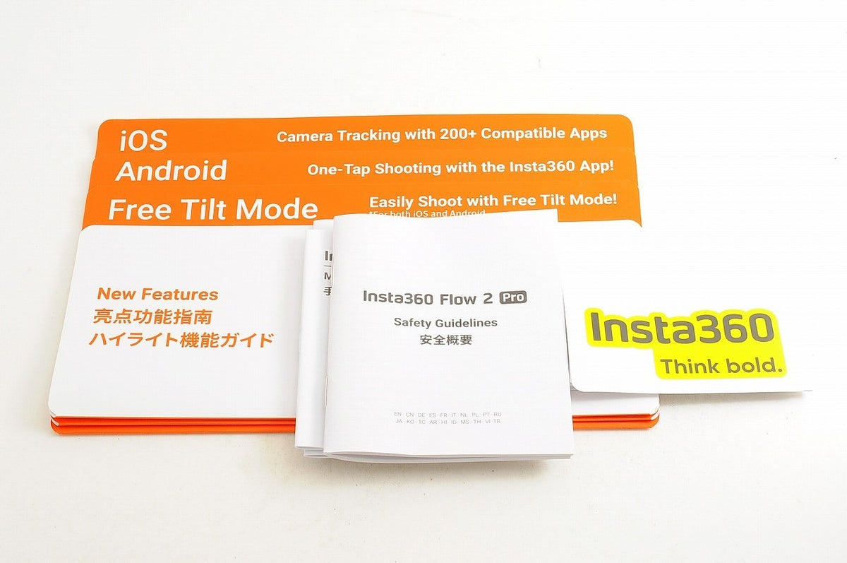 [Almost Unused Boxed] Insta360 Flow 2 Pro Smartphone Gimbal Stabilizer Japan