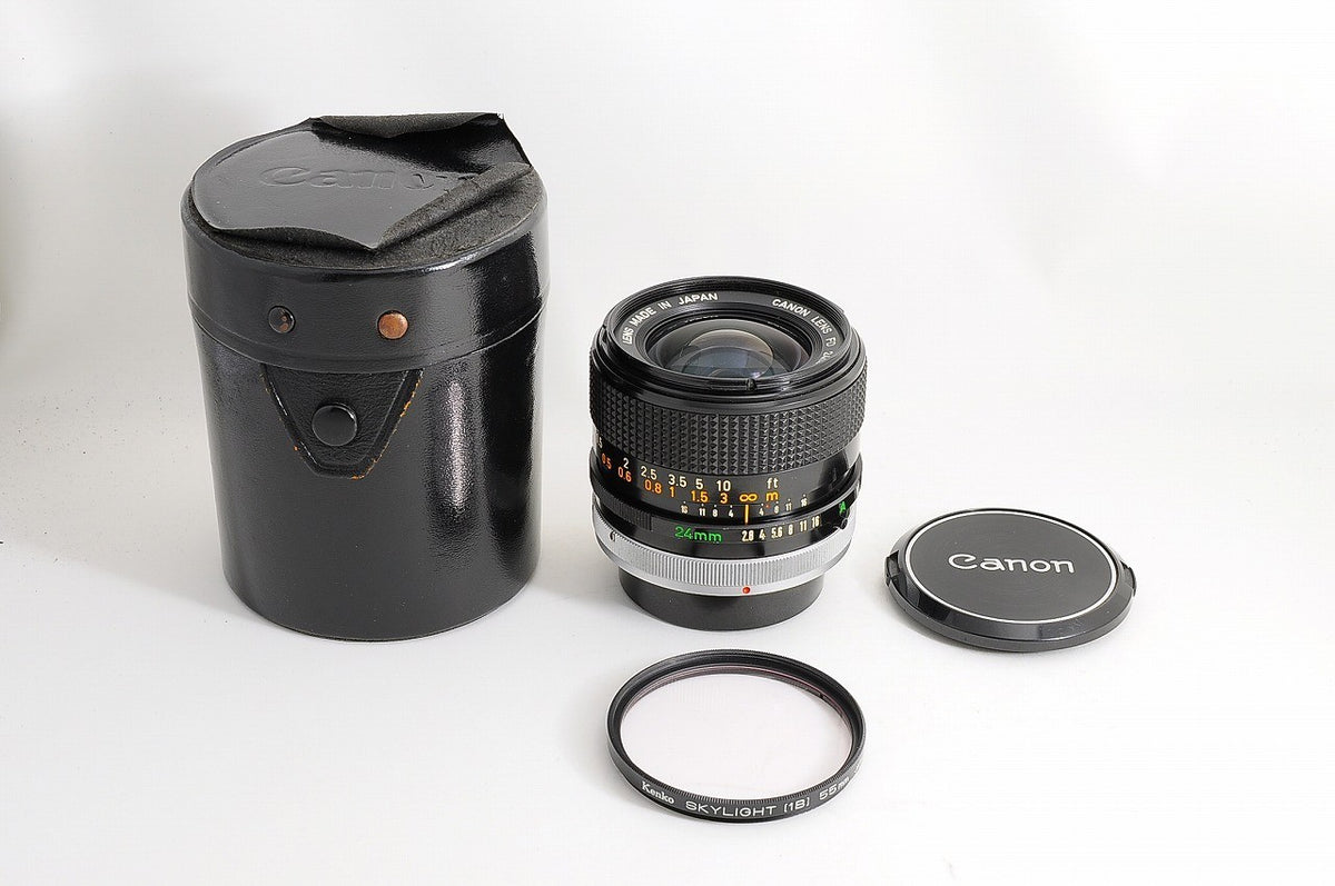 [Near Mint+ w/Case Filter] Canon FD 24mm f2.8 SSC MF Wide Angle Prime Lens Japan
