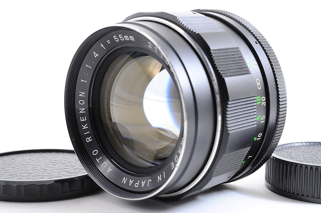 [Exc+] Ricoh Rikenon 55mm f/1.4 Tomioka Fast MF Lens Pentax M42 Screw Japan