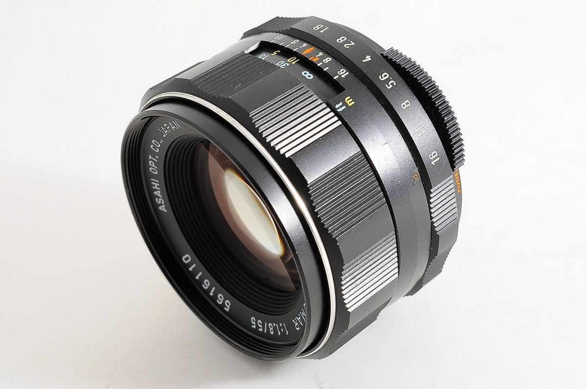 [Near Mint+ w/Hood] Pentax SMC Takumar 55mm f1.8 MF M42 Prime Lens Japan