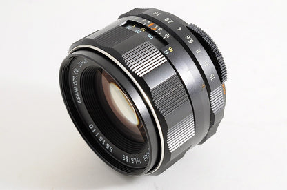 [Near Mint+ w/Hood] Pentax SMC Takumar 55mm f1.8 MF M42 Prime Lens Japan