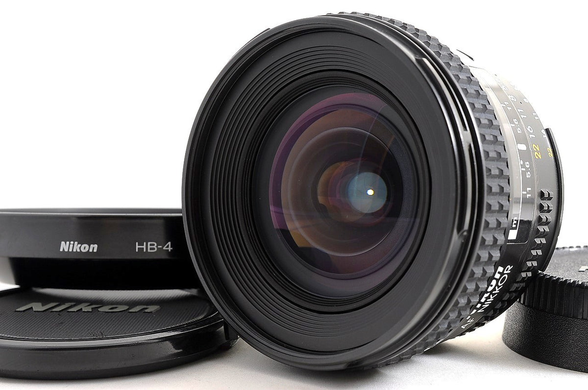 [Top Mint w/HB-4 Hood Caps] Nikon AF Nikkor 20mm f2.8 D Ultra Wide Lens Japan