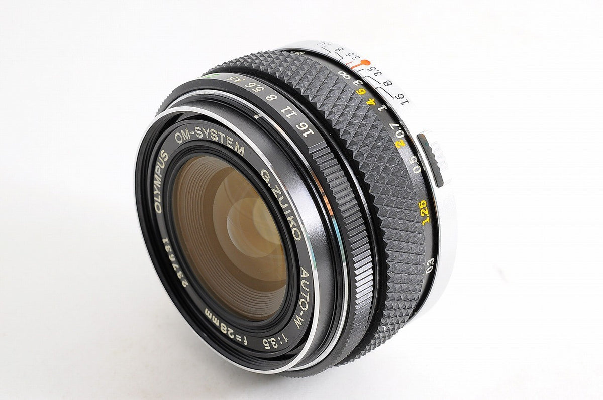 [Near Mint+ w/Filter Caps] Olympus OM-System G.Zuiko Auto-W 28mm f3.5 MF Lens Jp