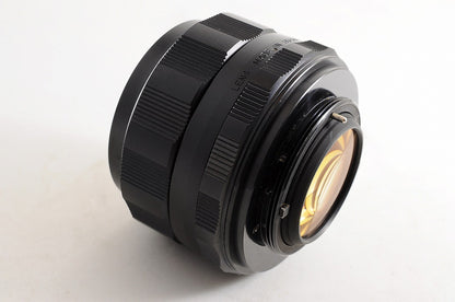 [Near Mint+ w/Hood Case Cap] Pentax Super Multi Coated Takumar 50mm f1.4 M42 JP