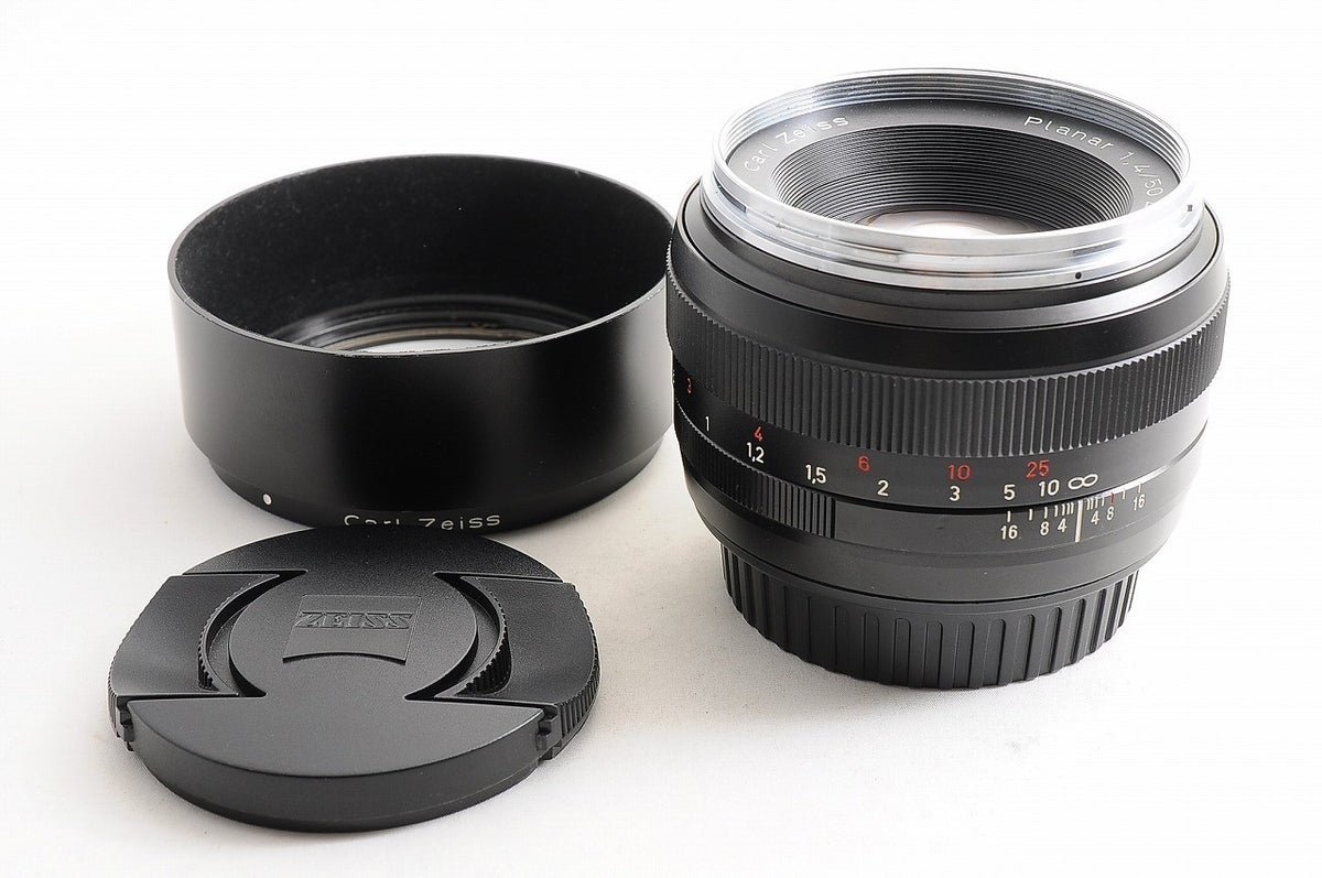 [TOP MINT] Carl Zeiss Planar T* 50mm f/1.4 ZE Fast Lens Canon EF Mount Japan