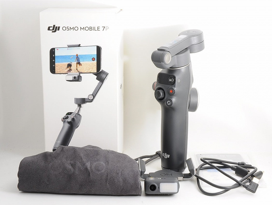 [Top Mint] DJI Osmo Mobile OM 7P 3-Axis Smartphone Gimbal Stabilizer Japan