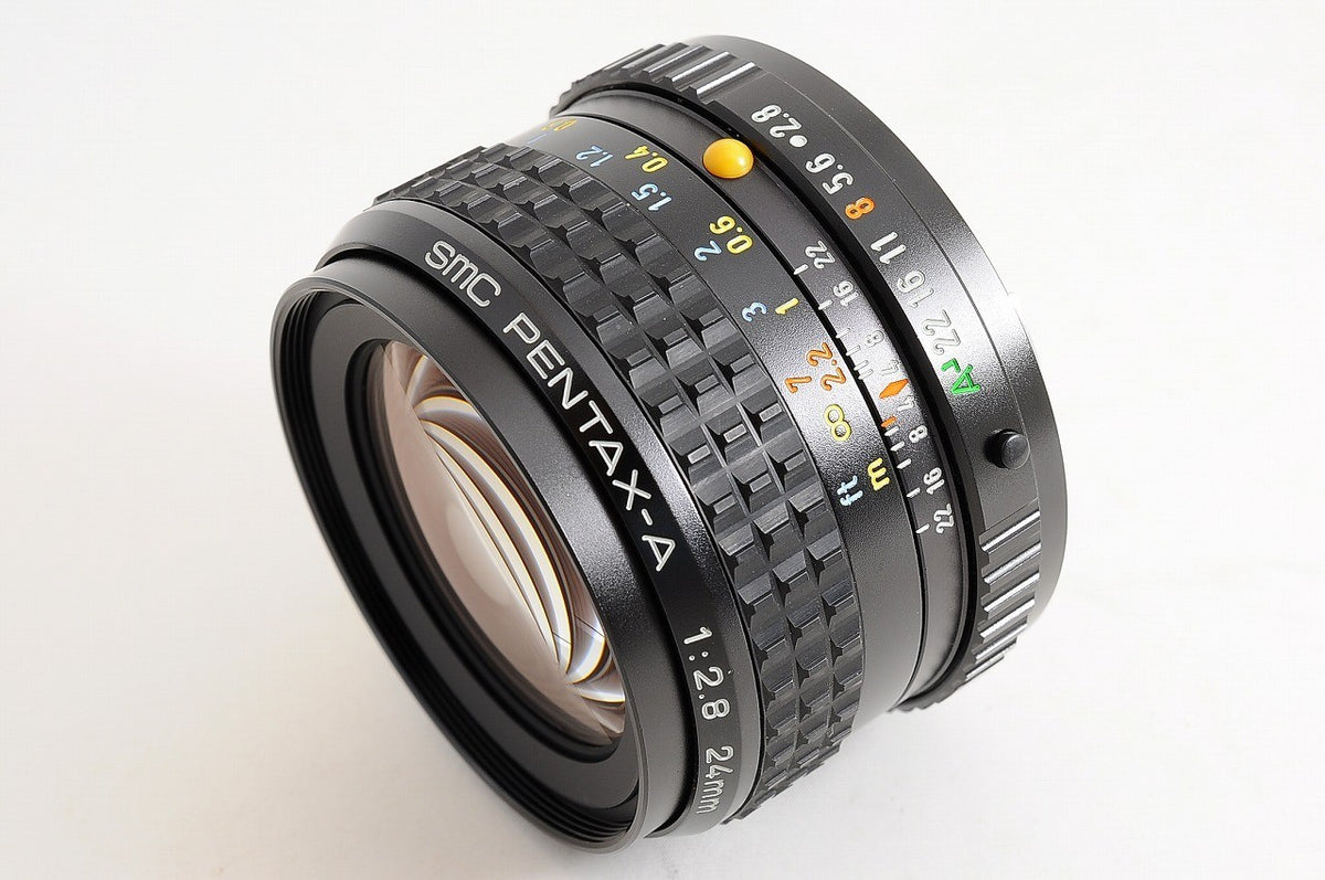 [Mint Caps] Pentax SMC Pentax-A 24mm f/2.8 Wide MF Lens Pentax K Mount Japan