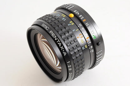 [Mint Caps] Pentax SMC Pentax-A 24mm f/2.8 Wide MF Lens Pentax K Mount Japan